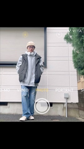 「アイテム（コインケース）」を使った、ねぎさん（メンズ・174cm）の春コーディネート