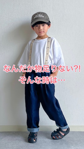 「Lee（リー）のアイテム」を使った、あおりゅーさん（キッズ・110cm）の夏コーディネート