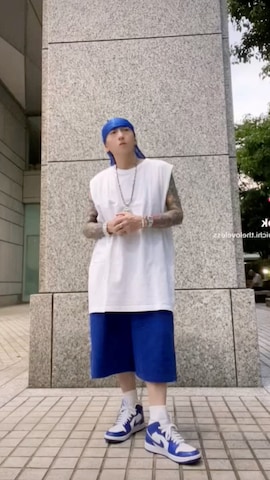 「アイテム（その他ヘアアクセサリー）」を使った、龍一 (The Loveless)®︎さん（メンズ・168cm）の夏コーディネート