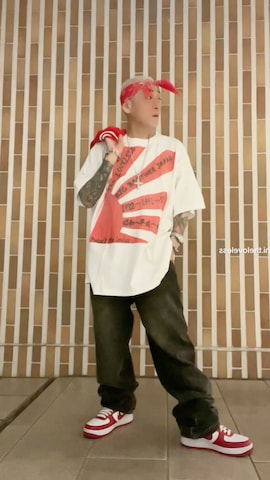 「アイテム（スタジャン）」を使った、龍一 (The Loveless)®︎さん（メンズ・168cm）の春コーディネート