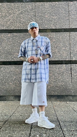 「アイテム（トランクス）」を使った、龍一 (The Loveless)®︎さん（メンズ・168cm）の夏コーディネート
