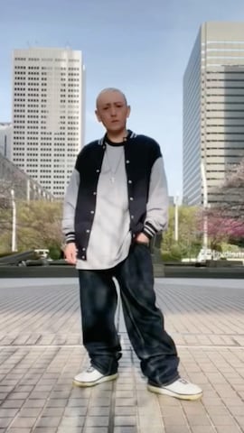 「アイテム（スタジャン）」を使った、龍一 (The Loveless)®︎さん（メンズ・168cm）の春コーディネート