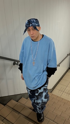 「アイテム（アンダーウェア）」を使った、龍一 (The Loveless)®︎さん（メンズ・168cm）の春コーディネート