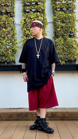 「アイテム（ボクサーパンツ）」を使った、龍一 (The Loveless)®︎さん（メンズ・168cm）の夏コーディネート