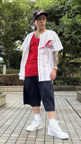 「アイテム（その他ヘアアクセサリー）」を使った、龍一 (The Loveless)®︎さん（メンズ・168cm）の夏コーディネート