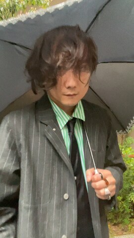 「アイテム（ネクタイピン）」を使った、まっちゃんさん（メンズ・183cm）の春コーディネート