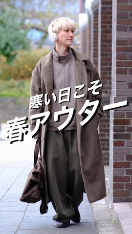「Adoon plain（アドーンプレーン）のアイテム（ジャケット/アウター）」を使った、いったさん（骨格ナチュラル・メンズ・169cm）の冬コーディネート