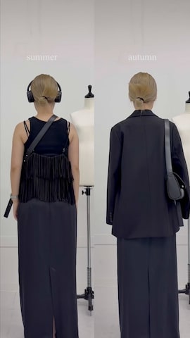 「アイテム（スリッポン）」を使った、momokaさん（レディース・155cm）の夏コーディネート