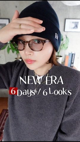 「アイテム（ニットキャップ/ビーニー）」を使った、mizota yayoiさん（レディース・162cm）の秋コーディネート