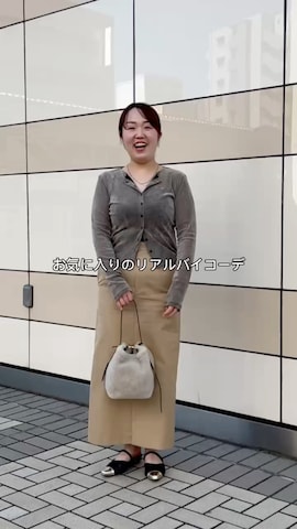 「アイテム（リング）」を使った、Hori.Aさん（レディース・158cm）の秋コーディネート