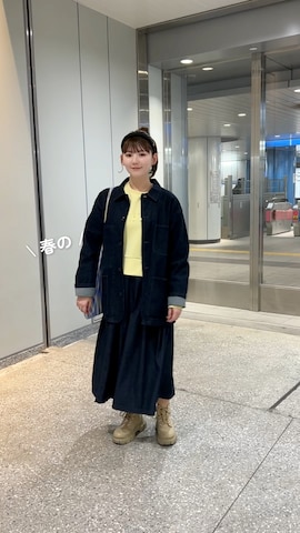 「SLOBE citron.（スローブシトロン）のアイテム」を使った、りんさん（レディース・161cm）の春コーディネート