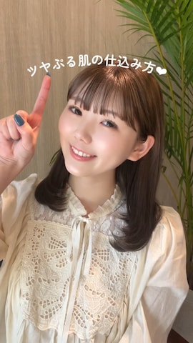 「アイテム（化粧下地）」を使った、りんさん（レディース・161cm）の春コーディネート