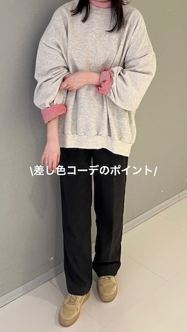 スウェットを使ったりんさんのファッション動画