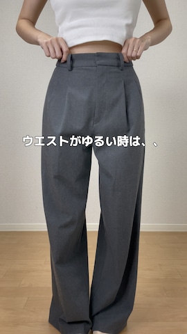 「アイテム（スラックス）」を使った、Momoさん（レディース・153cm）の冬コーディネート