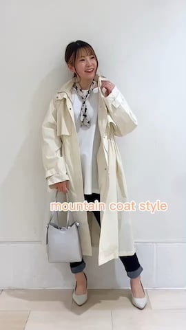 その他アウターを使ったOPAQUE.CLIPスタッフさんのファッション動画