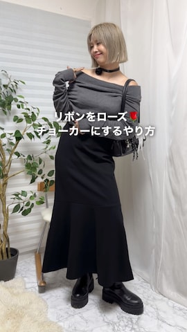 「オフショルダー」｜おしゃれ豆知識💡のSERINAさん（骨格ストレート・レディース・164cm）の秋コーディネート
