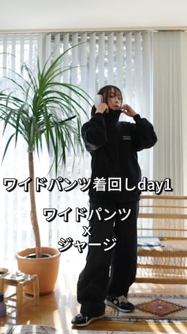 「ENNOY（エンノイ）のアイテム（セットアップ）」を使った、lynnhonokaさん（レディース・165cm）の春コーディネート