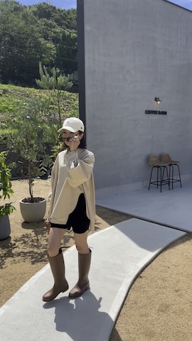 レインシューズを使ったmiisuuzuukiiさんのファッション動画