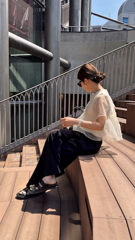 miteのシャツ/ブラウスを使ったmiisuuzuukiiさんのファッション動画