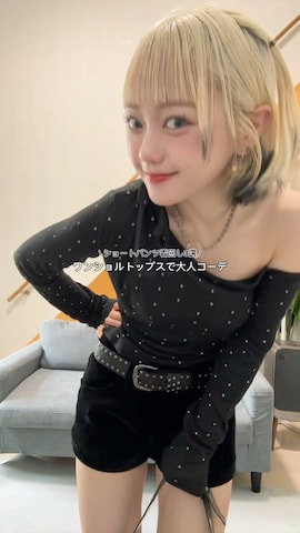 CRANKのアイテムを使ったカフェ店長aoiさんのファッション動画