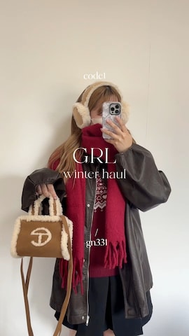 UGGのバッグを使ったfu yuさんのファッション動画