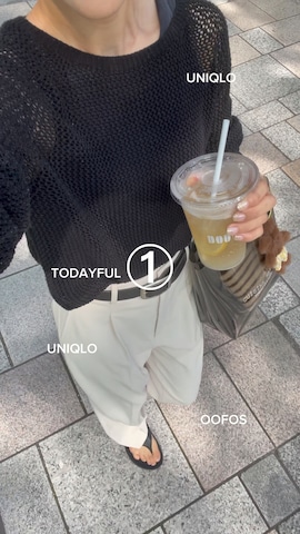 CUISINE HABITSのアイテムを使ったayaさんのファッション動画