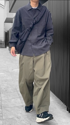 スウェットを使ったhatahiroさんのファッション動画