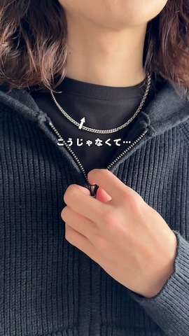 「アイテム（ネックレス）」を使った、れいたさん（メンズ・167cm）の秋コーディネート