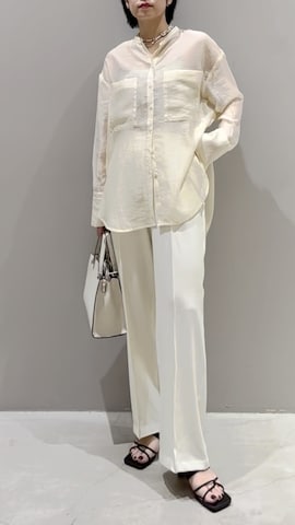 「LEPSIM（レプシィム）のアイテム（イヤリング）」を使った、エムアイさん（レディース・162cm）の夏コーディネート