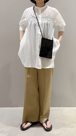 「LEPSIM（レプシィム）のアイテム（イヤリング）」を使った、エムアイさん（レディース・162cm）の夏コーディネート