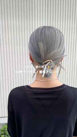「アイテム（その他ヘアアクセサリー）」を使った、omaさん（レディース・163cm）の春コーディネート