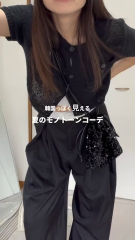 BLACKUPのパンツを使ったchikazeさんのファッション動画