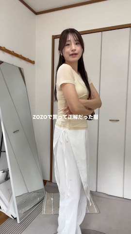 DRWCYSのアイテムを使ったchikazeさんのファッション動画