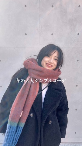 「アイテム（ピーコート）」を使った、chikazeさん（レディース・166cm・20代）の冬コーディネート