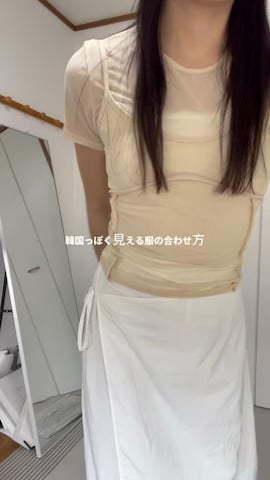 DRWCYSのアイテムを使ったchikazeさんのファッション動画