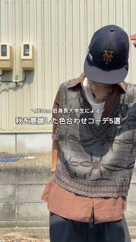 「アイテム（その他トップス）」を使った、soshunさん（メンズ・169cm）の夏コーディネート