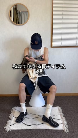 「アイテム（その他トップス）」を使った、soshunさん（メンズ・169cm）の夏コーディネート