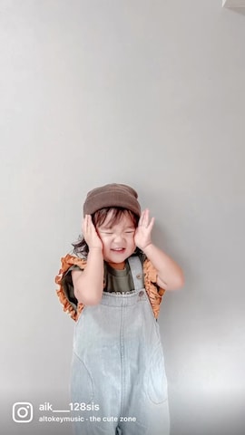 「アイテム（ロンパース）」を使った、いちふぅ姉妹さん（キッズ・110cm）の秋コーディネート