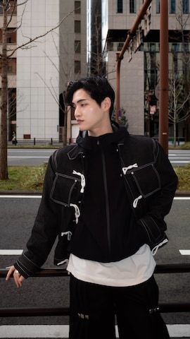 「アイテム（ナイロンジャケット）」を使った、nisc_yuheiさん（メンズ・177cm・20代）の春コーディネート
