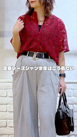 PAGEBOYのスラックスを使ったChisaさんのファッション動画