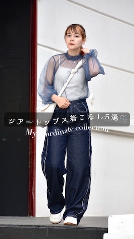 「Daniel Wellington（ダニエルウェリントン）のアイテム（アナログ腕時計）」を使った、雅さん（レディース・159cm）の夏コーディネート