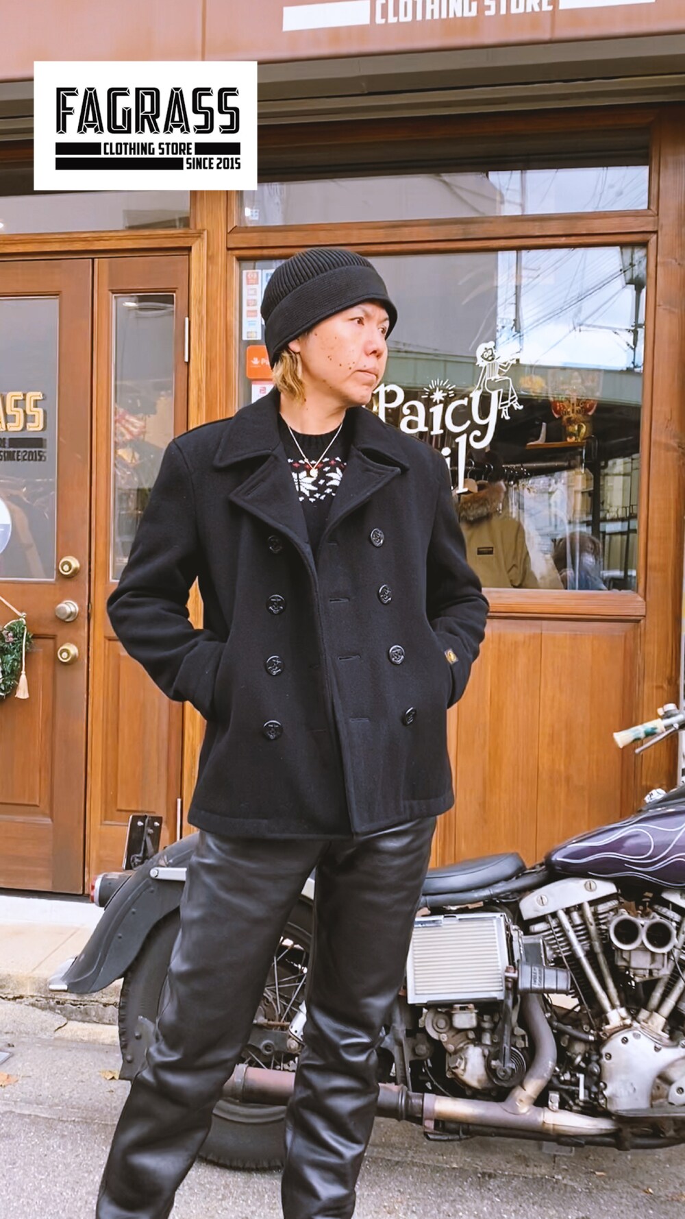 FAGRASS｜RATSのピーコートを使った動画 - WEAR