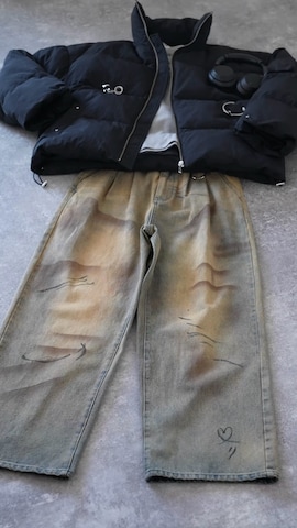 ADRERのダウンジャケット/コートを使った犬飼京 inukai keiさんのファッション動画