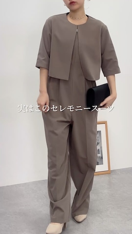 「アイテム（スーツセット）」を使った、KAYAさん（レディース・153cm）の春コーディネート