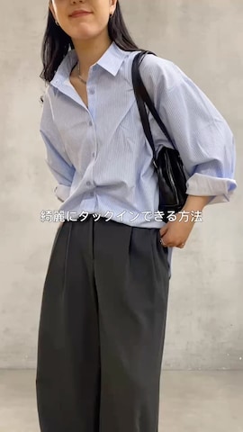 「アイテム（ラッシュガード）」を使った、misaki☺︎さん（レディース・160cm）の春コーディネート