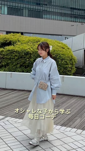 バレエシューズを使ったmomo🐇さんのファッション動画