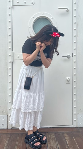 「アイテム（チャーム）」を使った、moeizm28さん（レディース・152cm・10代）の秋コーディネート