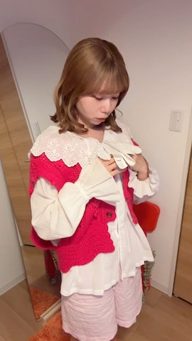 ネックレスを使ったMIRAIさんのファッション動画