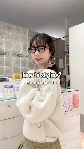 デニムジャケットを使ったyuppy_lemage🍊さんのファッション動画