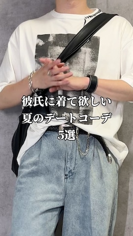 「アイテム（ポロシャツ）」を使った、kosukeさん（メンズ・181cm）の夏コーディネート